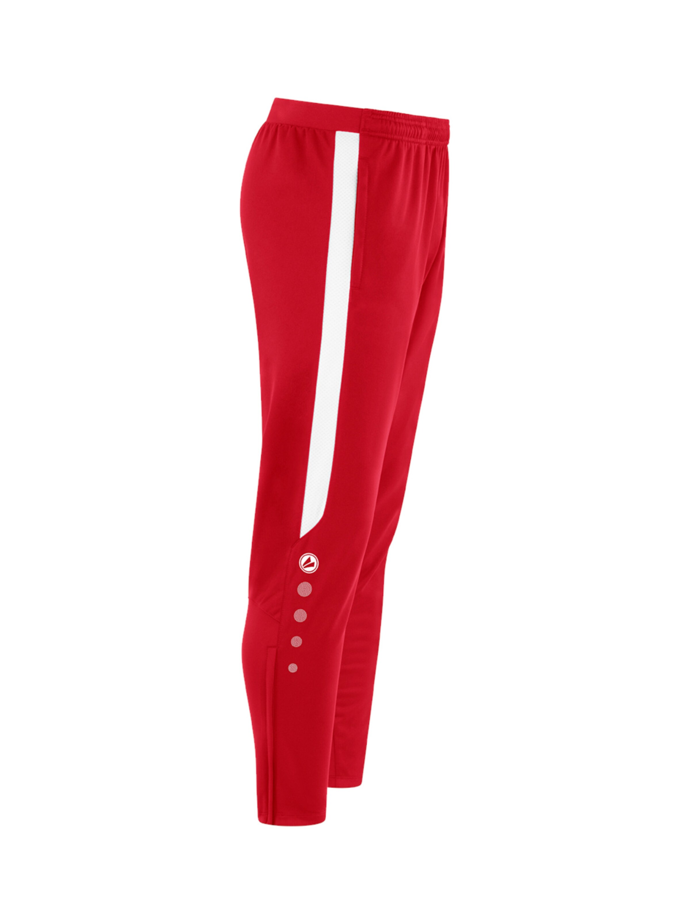 JAKO Slim fit Workout Pants 'Power' in Red