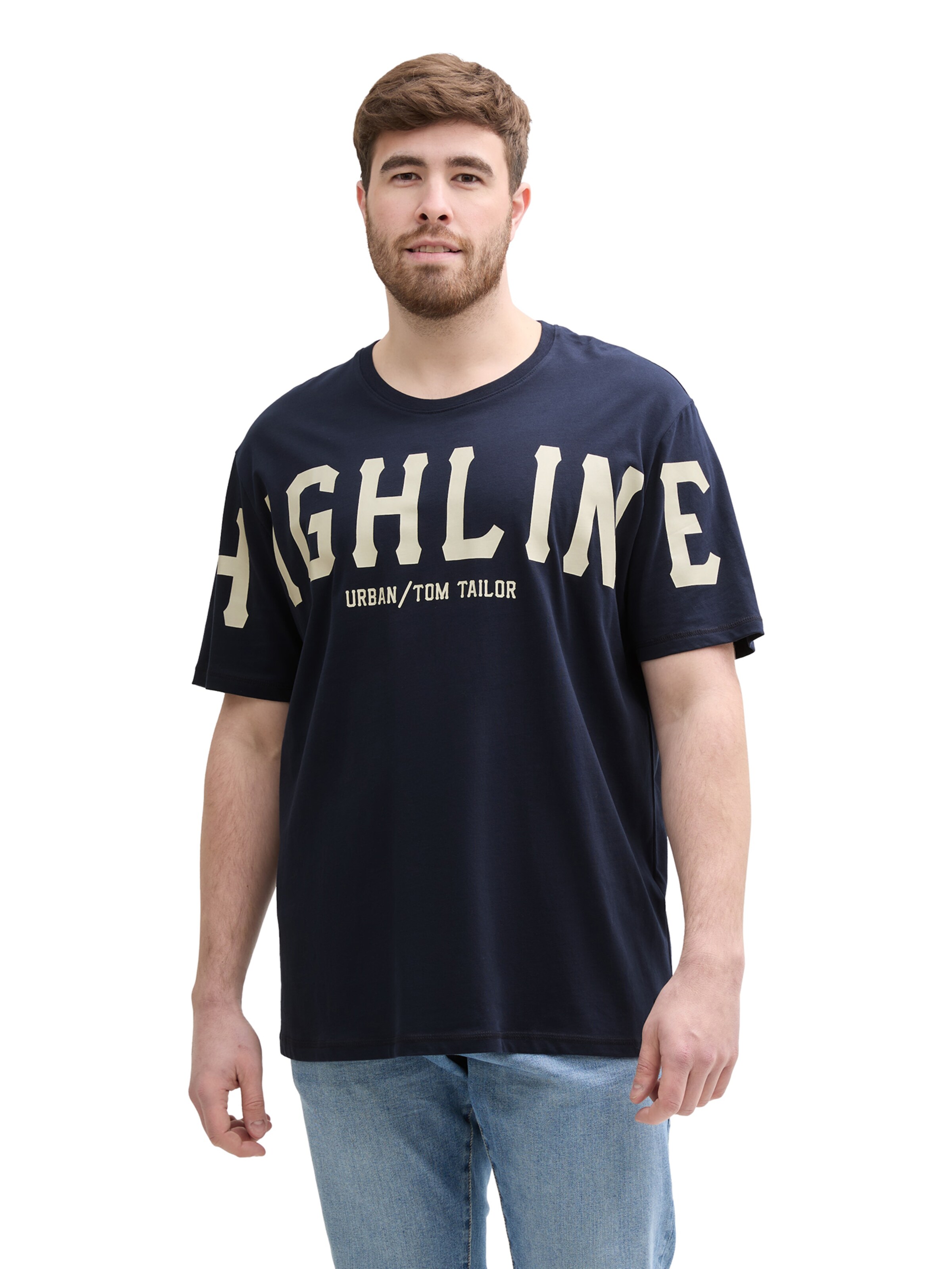 TOM TAILOR Men + Tričko - Modrá: predná strana