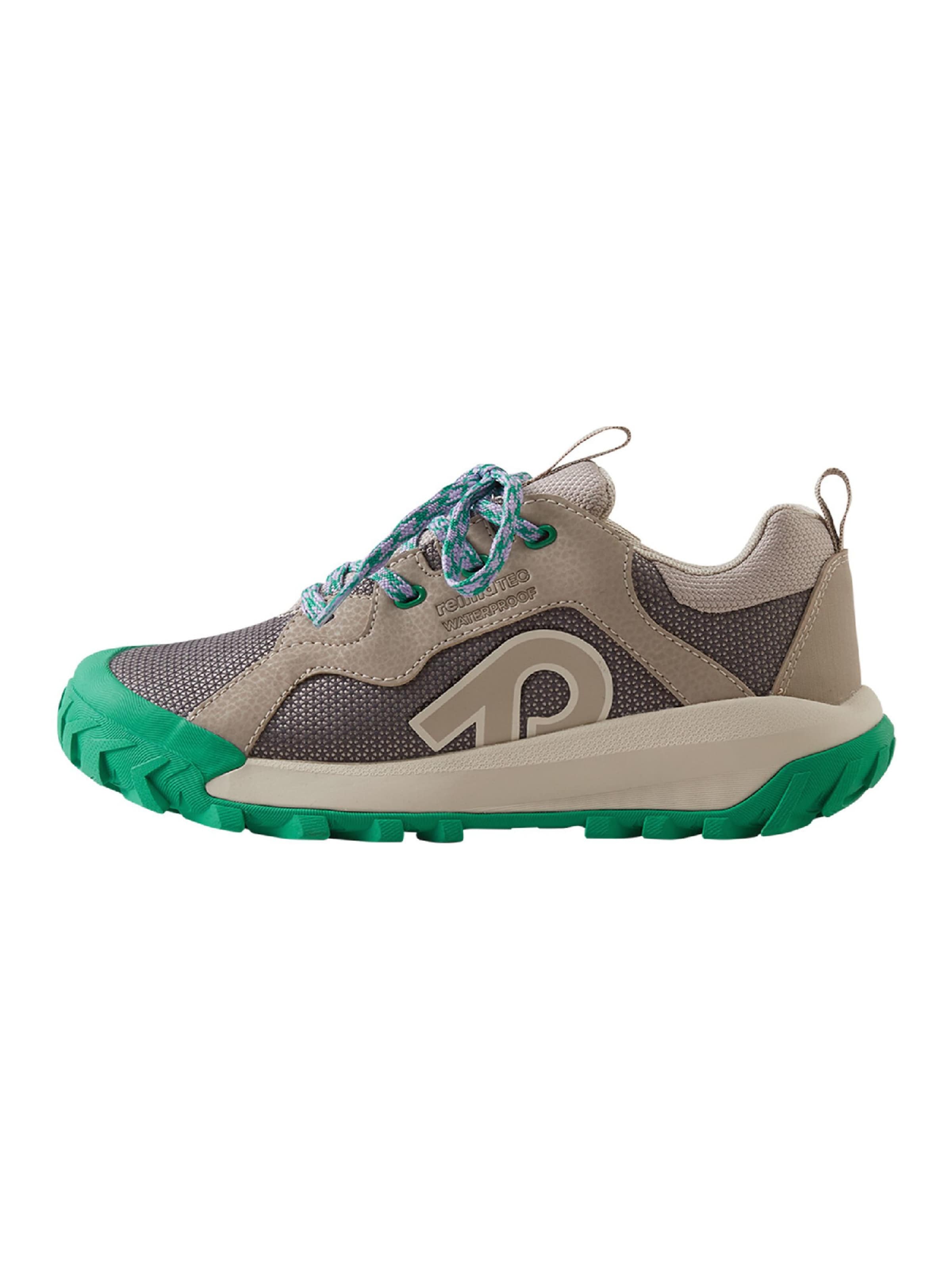 Reima Sneakers 'Kulkuri' in 28 in de kleur Beige / Donkerbeige / Groen, Productweergave