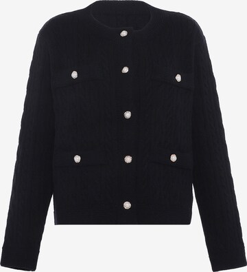 Cardigan faina en noir : devant