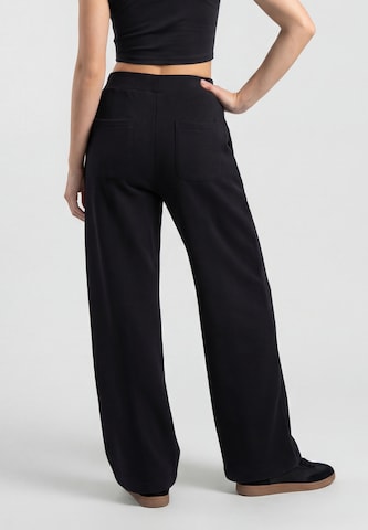 Wide Leg Pantalon myMo ATHLSR en noir