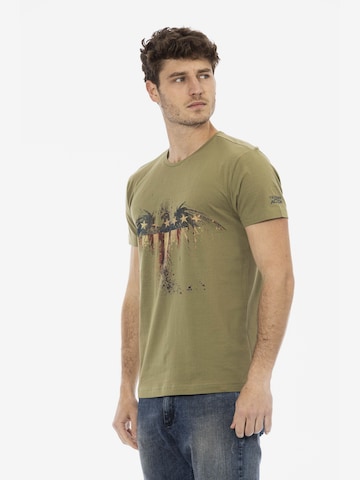 T-Shirt Trussardi en vert : devant