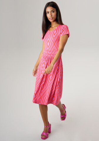 Aniston SELECTED Summer Dress in Pink