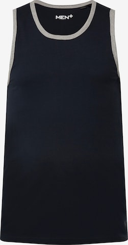 Men Plus Undershirt in Blue: front