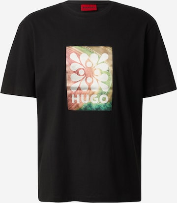 HUGO Paita 'Damoru' värissä musta: etupuoli