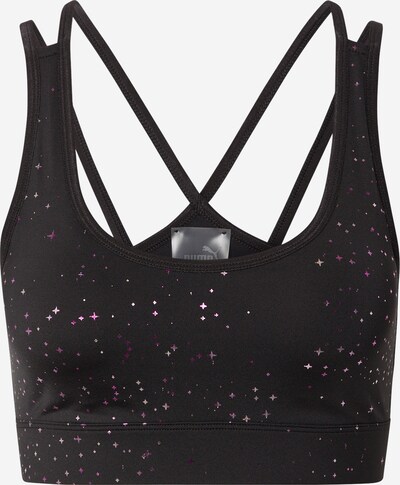 PUMA Sport-BH in grau / hellpink / schwarz, Produktansicht