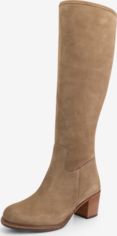 Boots 'Peta' Mysa en beige : devant