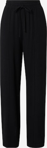 A LOT LESS Loose fit Pleat-Front Pants 'Giovanna' in Black: front