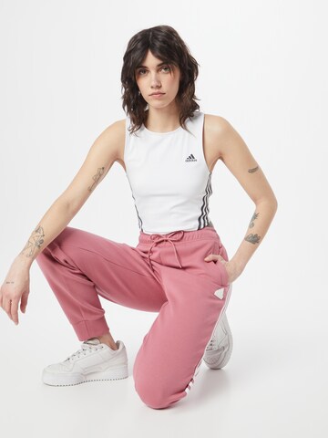 ADIDAS SPORTSWEAR Tapered Sports trousers 'Future Icons 3-Stripes ' in Pink