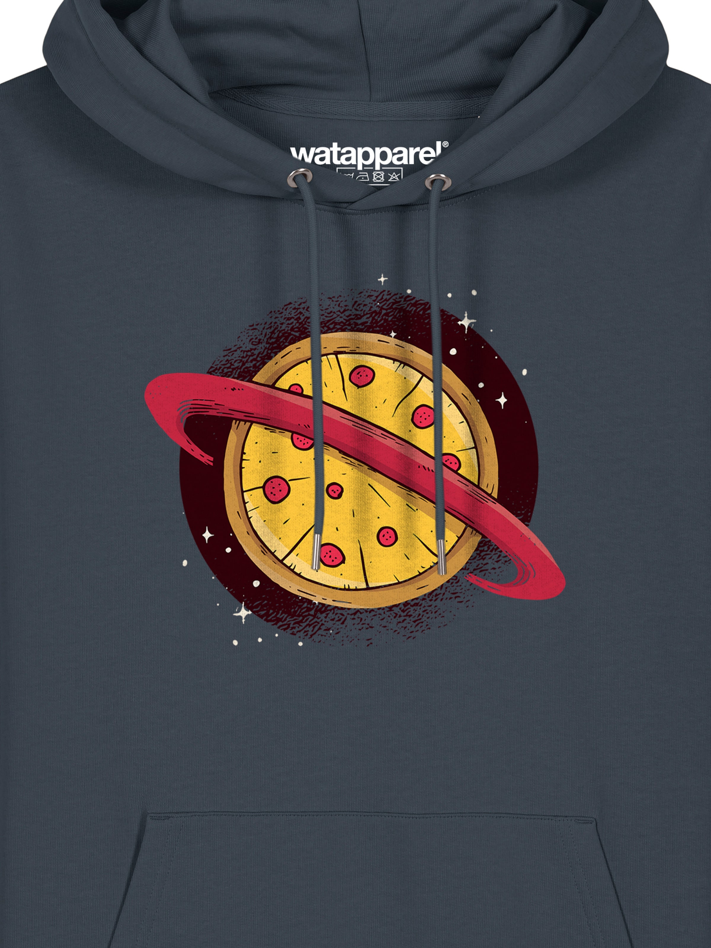 Sweat-shirt 'Pizza Planet' Watapparel en gris