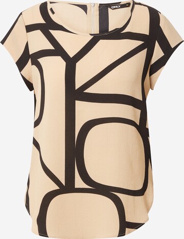 ONLY - Blusa en beige: frente