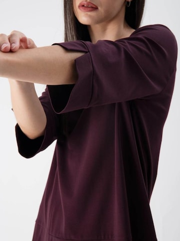 MND Blouse 'Soft Touch Edged' in Red