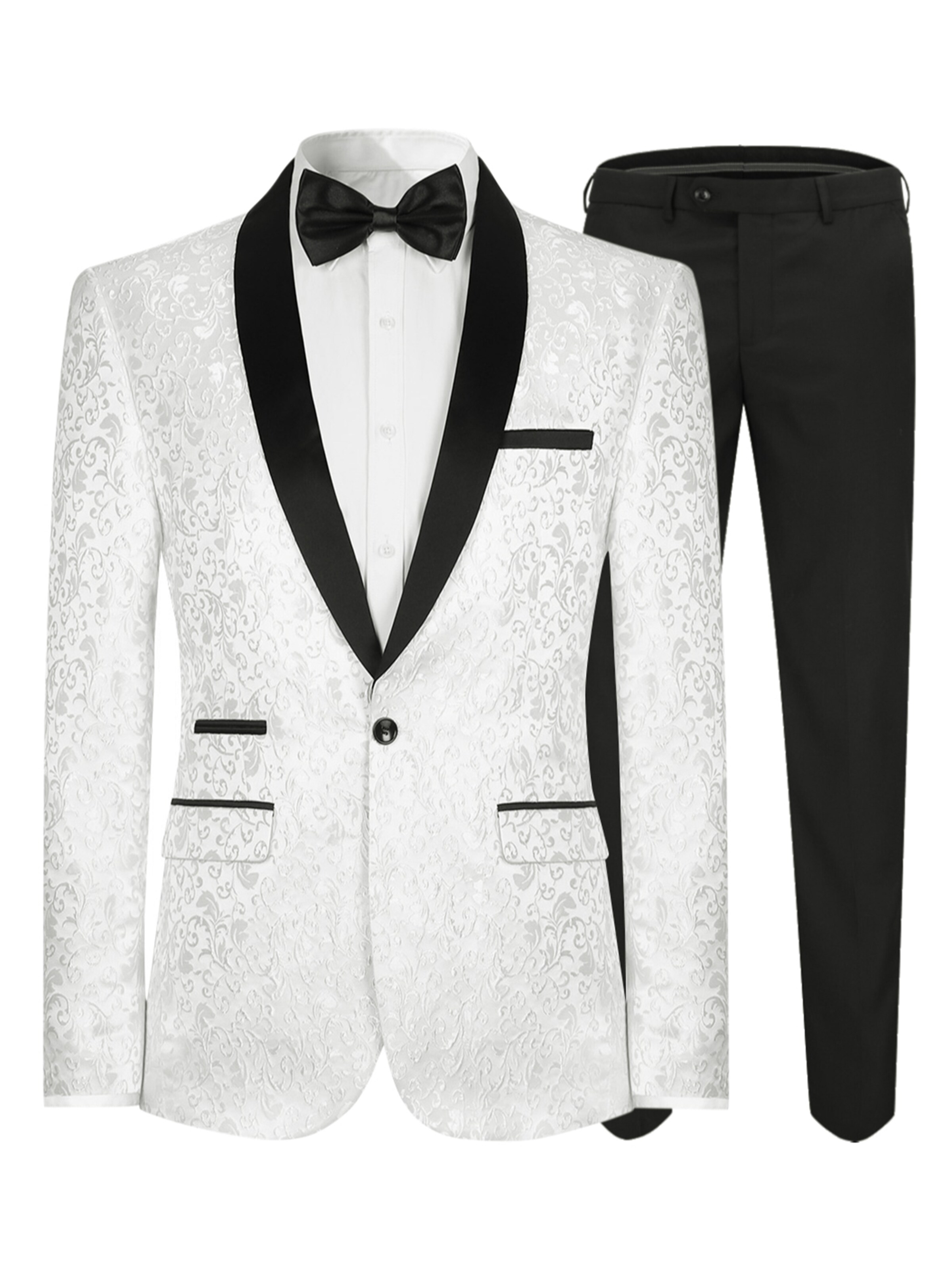 Youthup Slim fit Suit in White