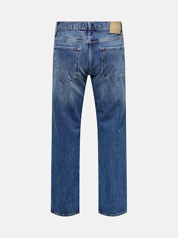 Only & Sons Regular Jeans 'ONSEDGE' i blå