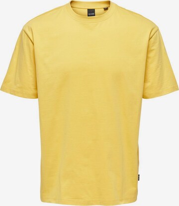 Only & Sons Bluser & t-shirts 'Fred' i gul: forside