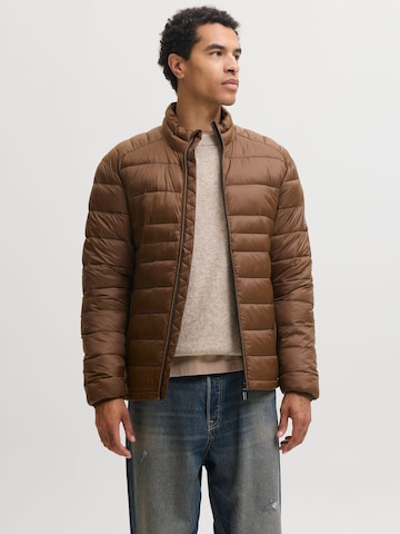 JACK & JONES Overgangsjakke 'JJEKingsley' i brun: forside