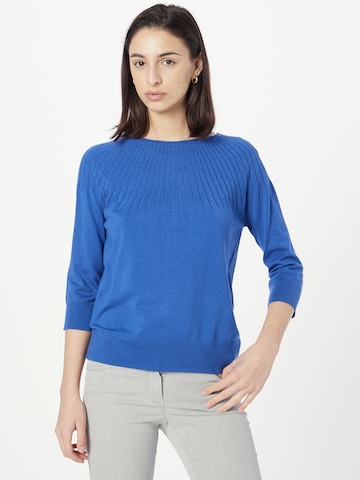 GERRY WEBER Пуловер в синьо: отпред