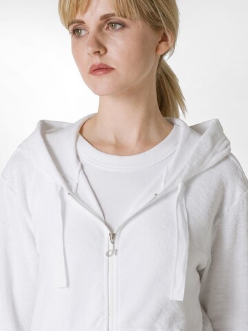 DEHA Sports sweat jacket in White