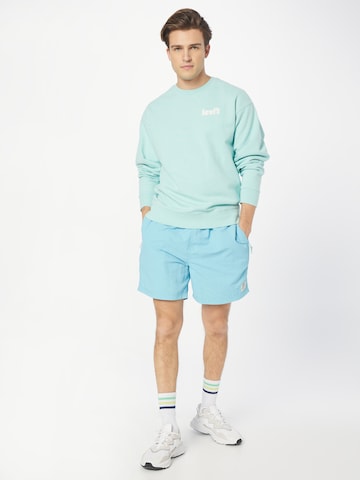 LEVI'S ® Sweatshirt 'Relaxd Graphic Crew' in Blue