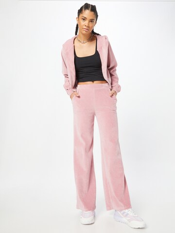 ABOUT YOU Limited Bootcut Sweatpants 'Linda' NMWD by WILSN (GOTS) in Pink