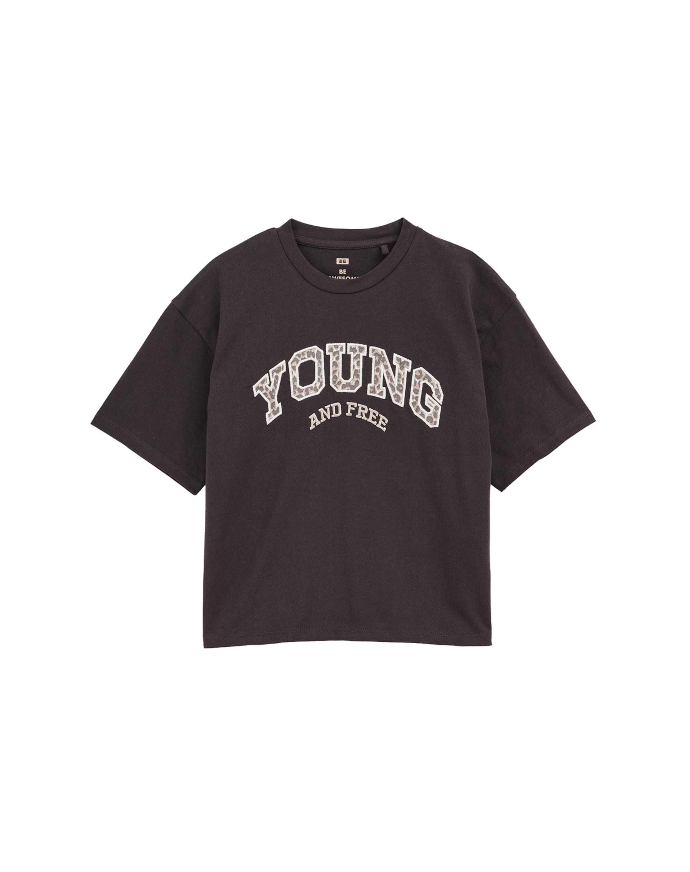 T-Shirt WE Fashion en gris : devant