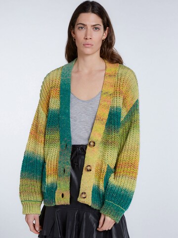 SET Knit cardigan in Mixed colours: front