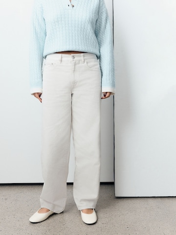 Baggy Jean Next en beige : devant