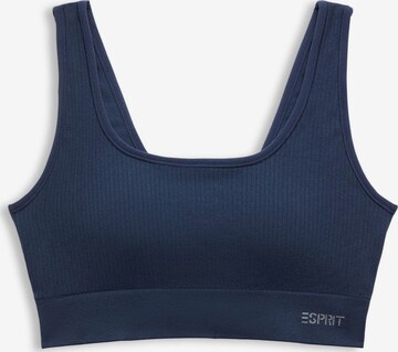 ESPRIT Bustier BH in Blauw: voorkant