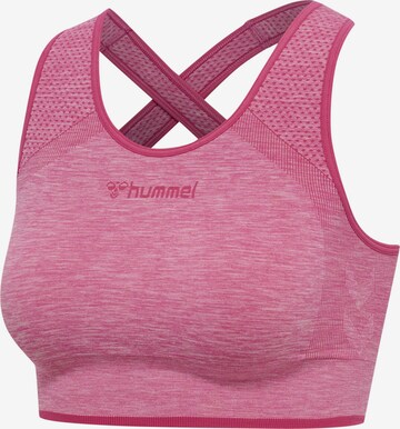 Hummel Bustier Sport-BH in Pink