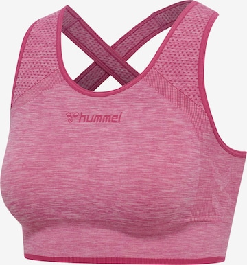 Bustino Reggiseno sportivo di Hummel in rosa