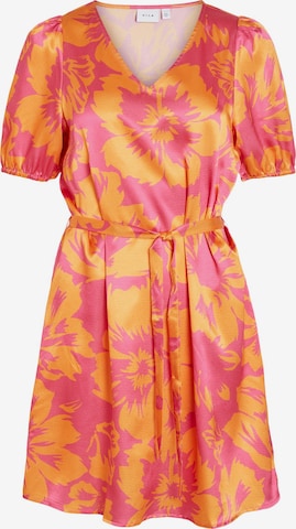 VILA Dress 'Paper' in Pink: front