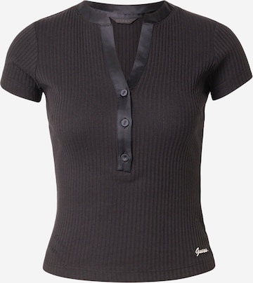 GUESS - Pullover 'Charline Serafino' em preto: frente