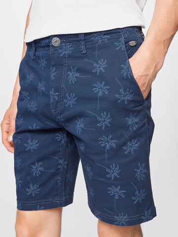 BLEND Regular Chinoshorts in Blau