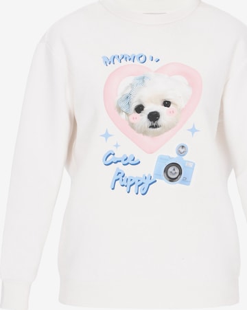 MYMO - Sweatshirt em branco: frente
