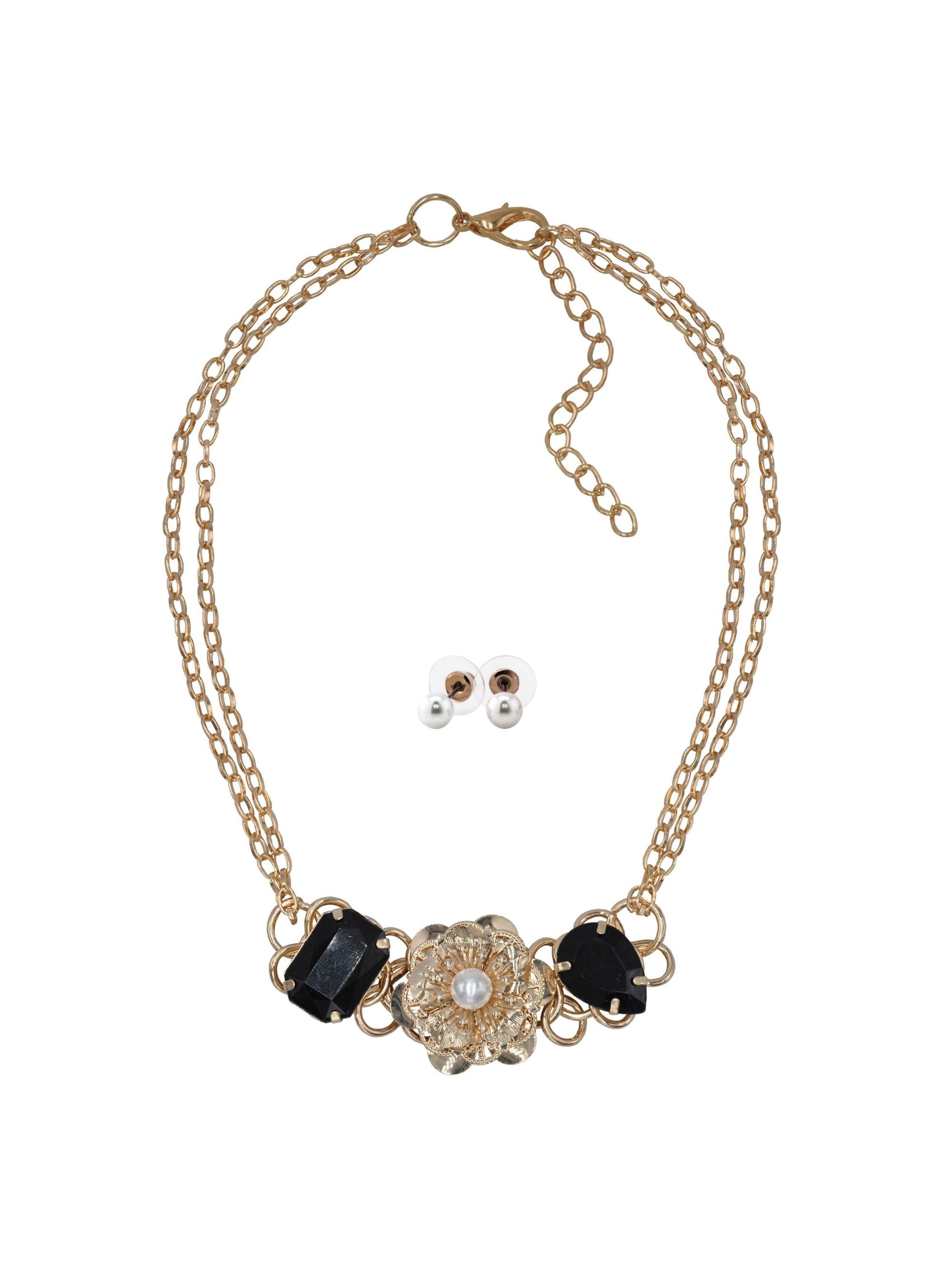 Steuer Schmuckset in Gelb: Vorderseite