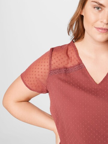 ABOUT YOU Curvy Shirt 'Senta' in Red
