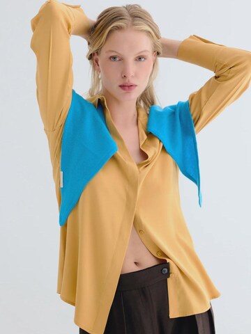 Écharpe SILK & CASHMERE en bleu