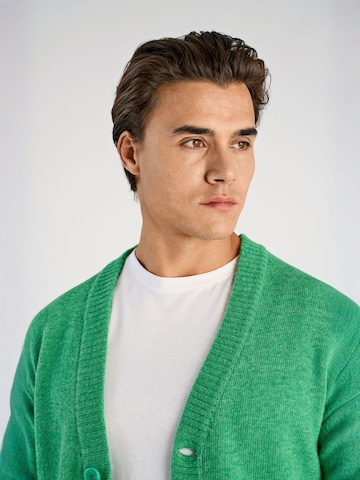 Lindbergh Gebreid vest in Groen