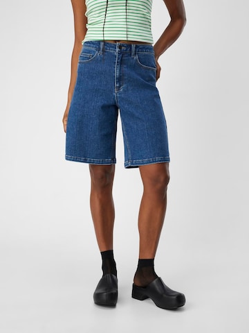 OBJECT Regular Jeans 'CAROL' in Blauw: voorkant