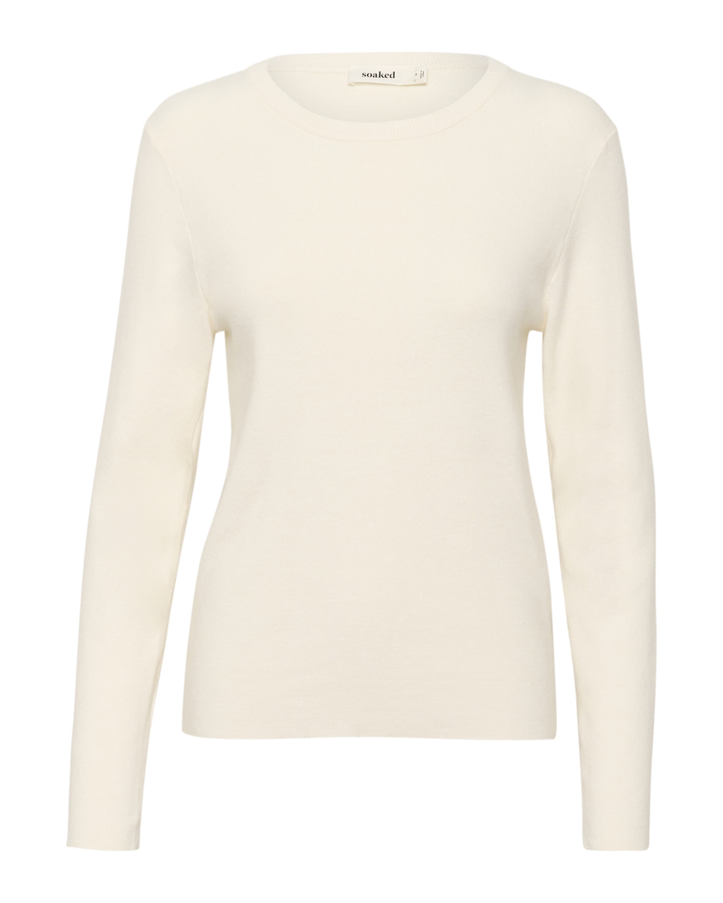 SOAKED IN LUXURY Sweater 'Spina' in White: front