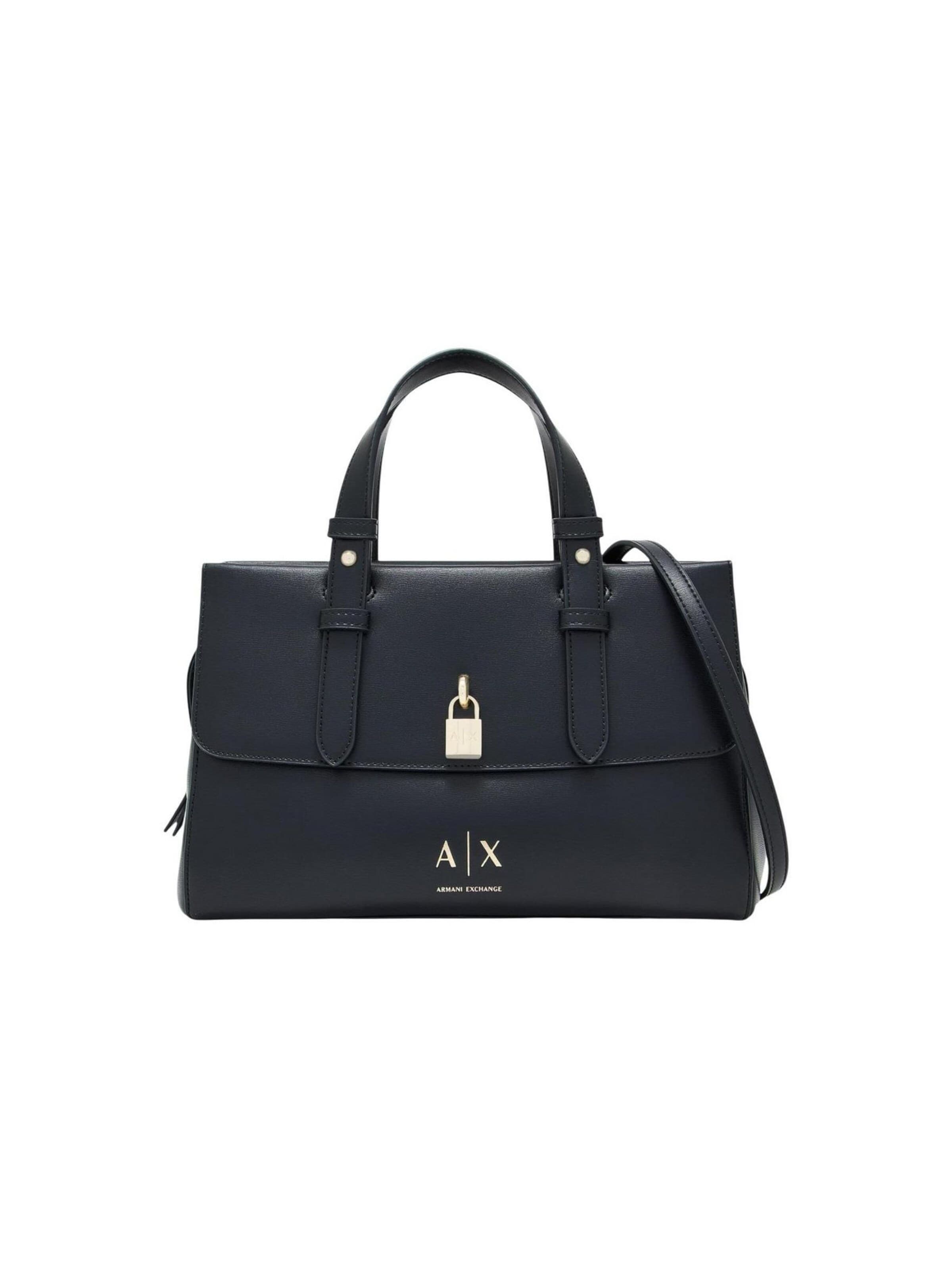 ARMANI EXCHANGE - Bolso de hombro 'XW003055 AF28605' en negro: frente