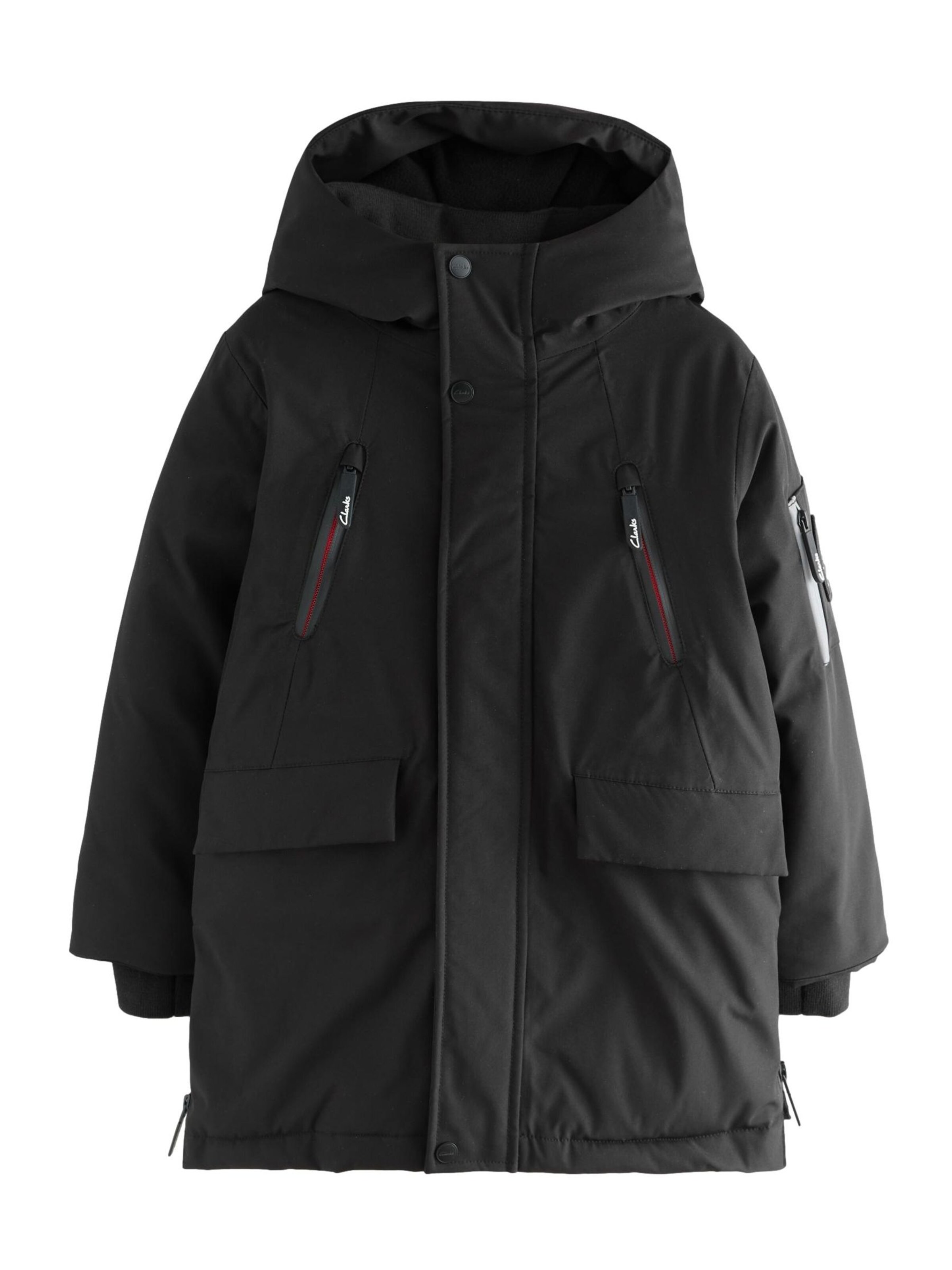 CLARKS Палто в черно: отпред