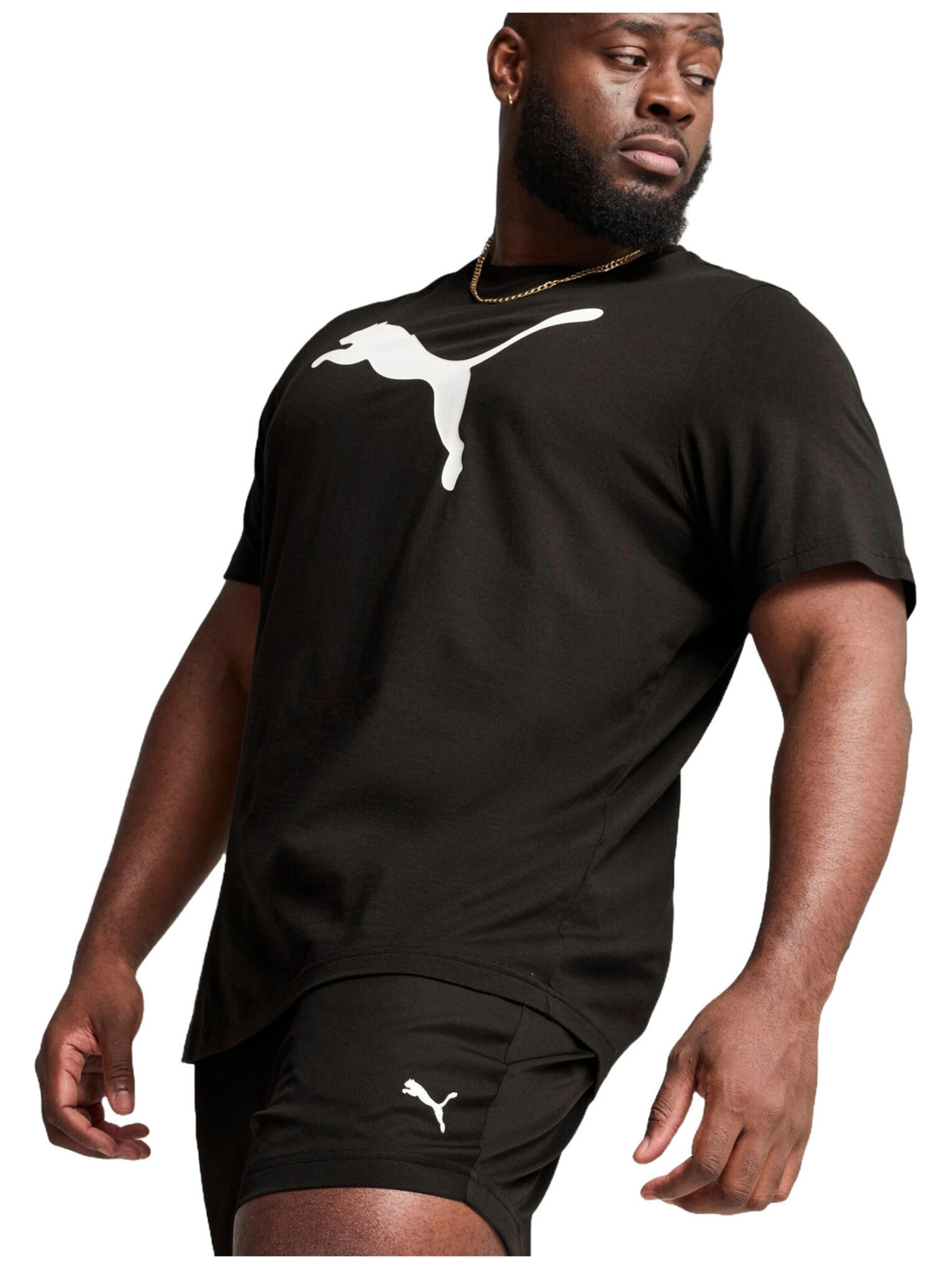 regular Pantaloni sportivi 'Puma Ess Woven Shorts 5' di PUMA in nero: frontale