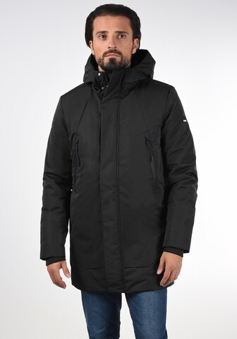 !Solid - Parca de invierno 'Rapho' en negro: frente