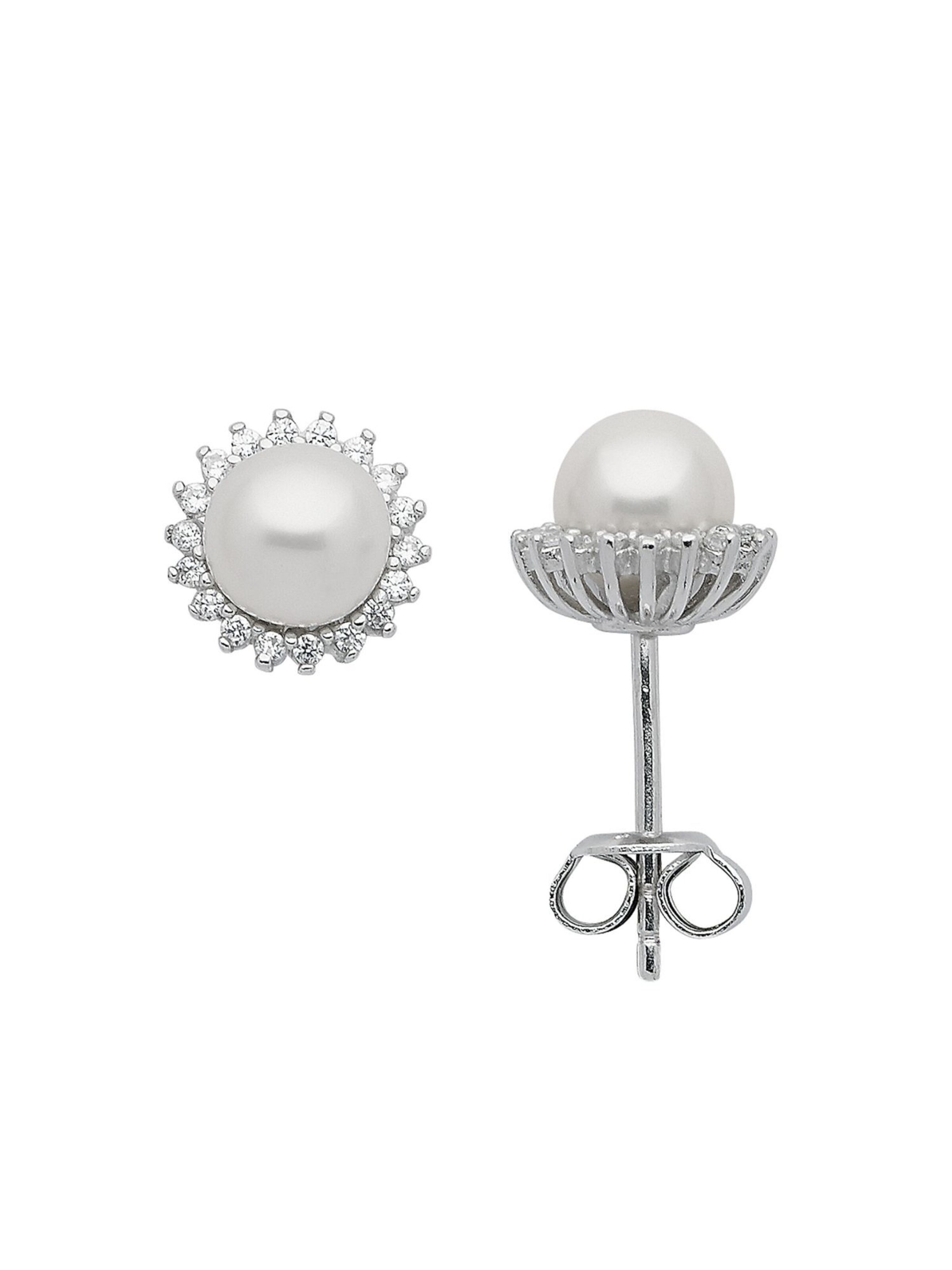 Adelia´s Ohrringe in Silber: Vorderseite