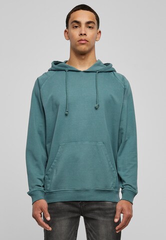 Urban Classics Sweatshirt in Blue: front