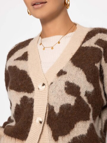 SASSYCLASSY Oversizestrickjacke‌‌‌‌‌ in Braun
