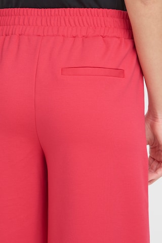 ICHI Wide Leg Hose in Pink