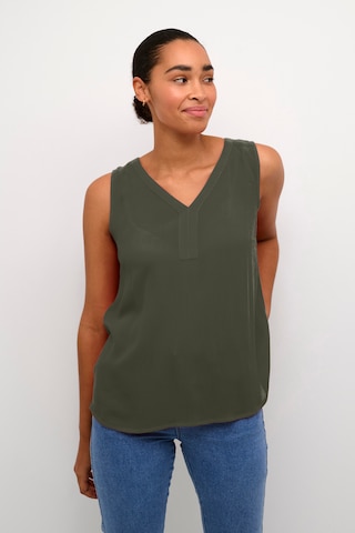 Kaffe Blouse 'Amber' in Groen: voorkant