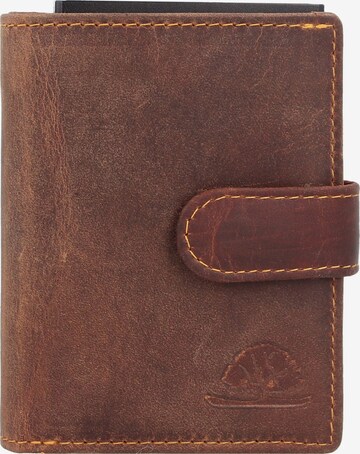 GREENBURRY Wallet in Brown: front